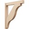 Ekena Millwork 6-in W x 36-in D x 42-in H Funston Block Rough Cedar Woodgrain TimberThane Outlooker, Primed Tan OUTUR060X36X42FST44RCPR - alternate 1
